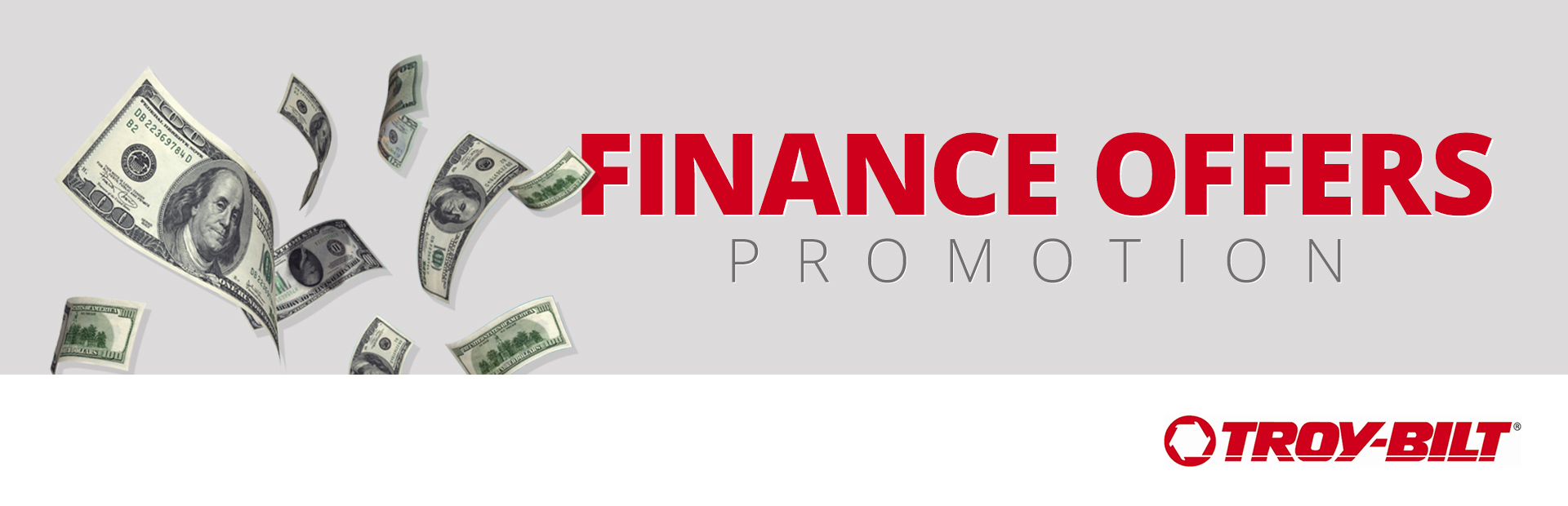 Troy-Bilt: Finance Offers